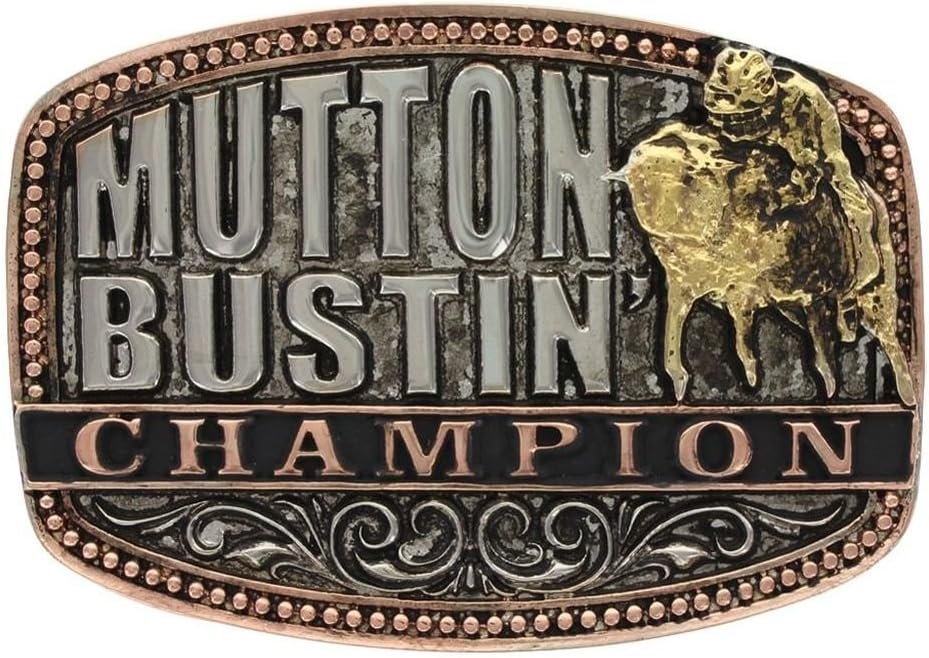 Montana Silversmiths Boys' Little Attitude Mutton Bustin Champion Belt ...