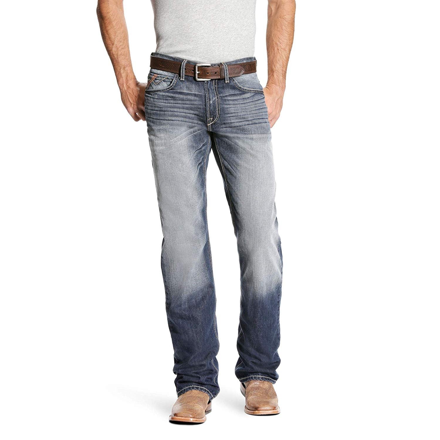 Ariat M4 Low Rise Preston Stretch Boot Cut Jean – Jeb's Western, Work ...