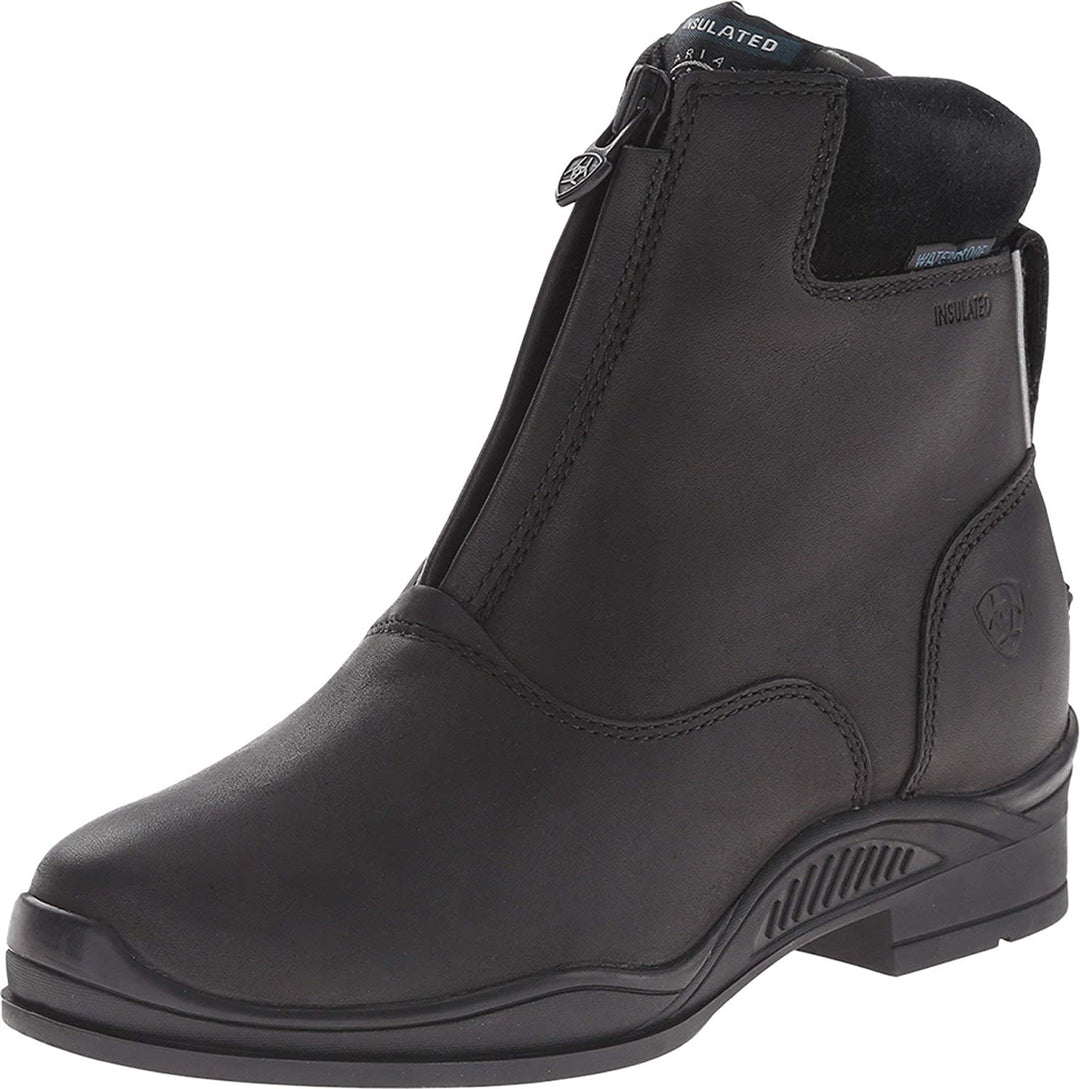 Ariat Kids Boots Extreme Zip Paddock H2O Insulated Cap on sale Toe Leather Black Size 3