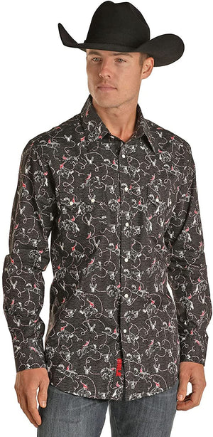 Rock and Roll Denim Dale Brisby Long Sleeve Snap Shirt